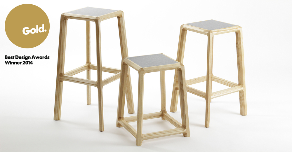 Chamfer stools Best Award winner 2014 - Designer Designtree.jpg