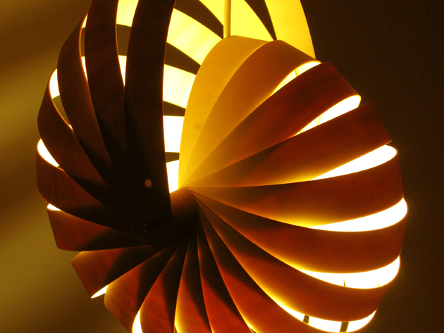 Nautilus hanging shade - Designer Rebecca Asquith