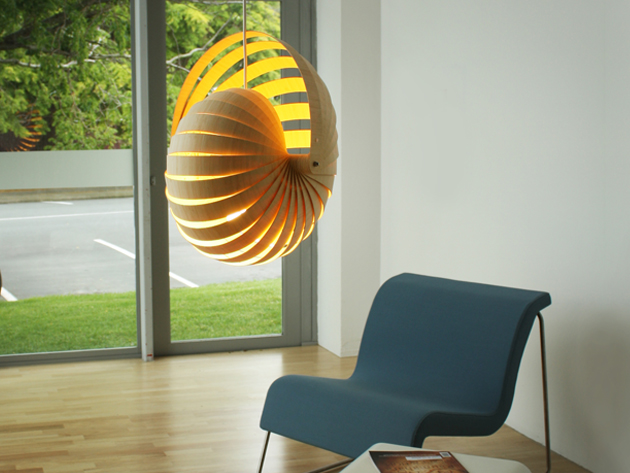Nautilus hanging shade - Designer Rebecca Asquith