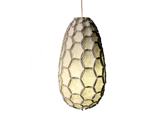 Nectar lamp shade (grey) - Designer Rebecca Asquith