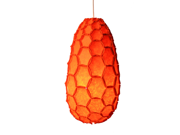 Nectar lamp shade (orange) - Designer Rebecca Asquith