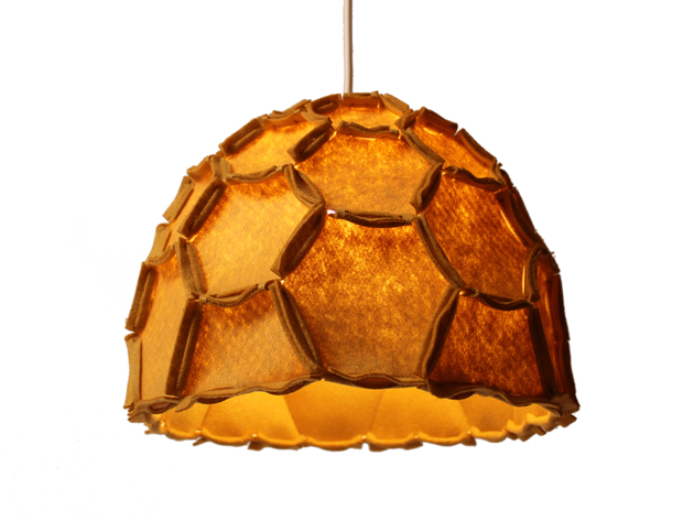 Nectar lamp shade (mustard) - Designer Rebecca Asquith