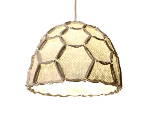 Nectar lamp shade (grey) - Designer Rebecca Asquith