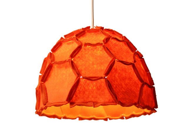 Nectar lamp shade (orange) - Designer Rebecca Asquith